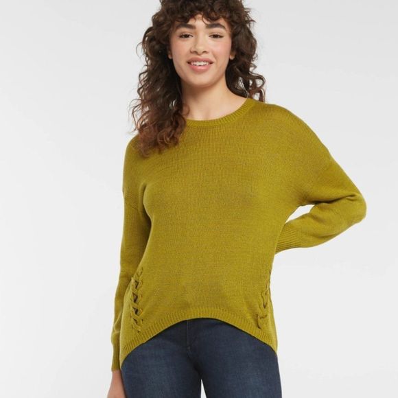 Blu Pepper Sweaters - Like New! Blu Pepper Lace-Up Kiwi Sweater